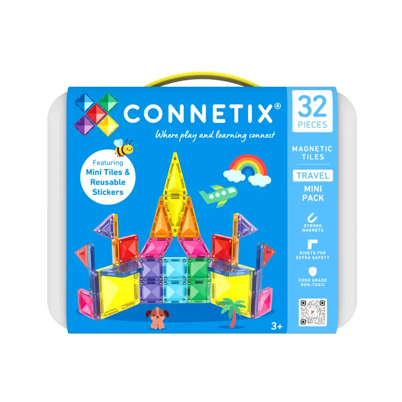 Connetix Travel mini pack - 32 magnetische tegels