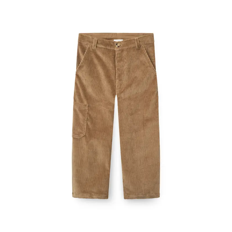 Corduroy cargo broek - Brown - Biologisch katoen - Copenhagen colors