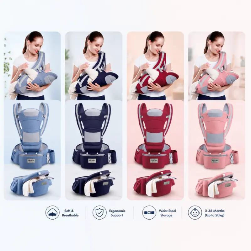 CozyCarry – Convenient & Adjustable – 3-in-1 Baby Carrier