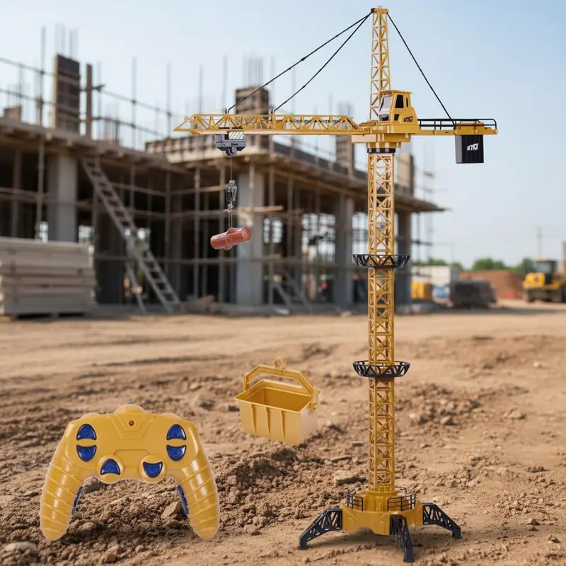 CranePro – Interactive & Realistic – RC Tower Crane Toy