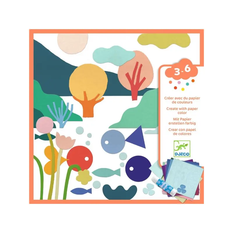 Create with paper colour