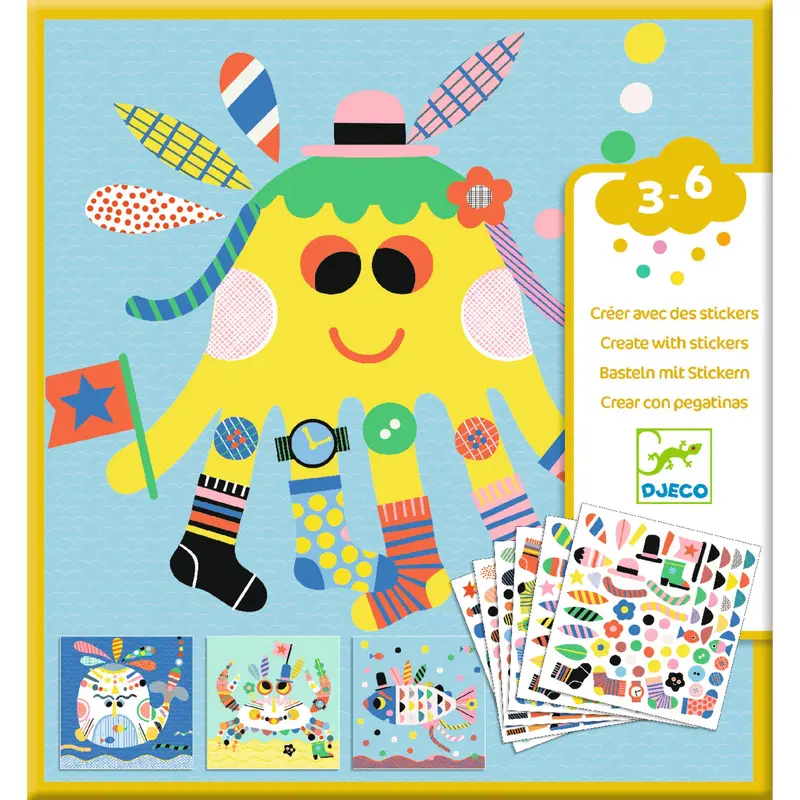 Creëer Zeelieden Met Stickers | Djeco
