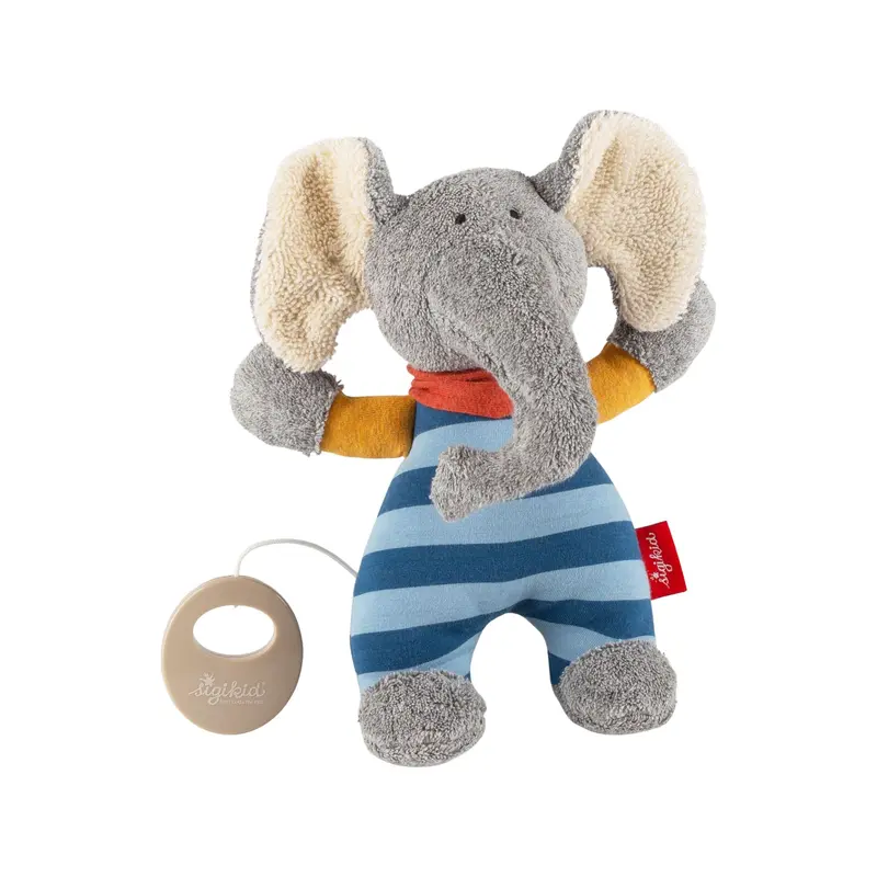 Cuddly Musical Elephant "Lolo Lombardo"