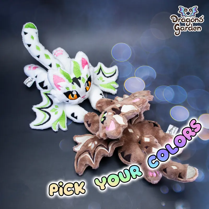CUSTOM | Big and Small Dragon Cat Plushie