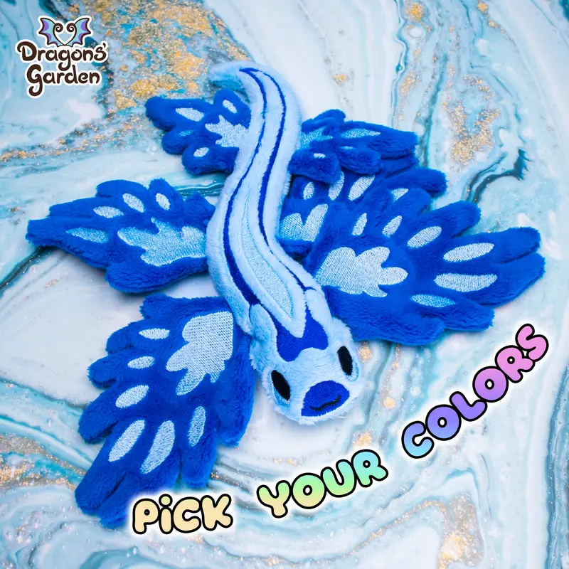 CUSTOM | Blue Dragon Sea Slug Plushie