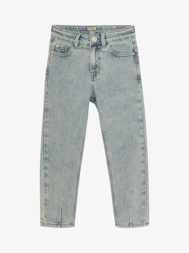 Daily Seven - 2500 Mom Fit AOP Jeans Light Denim Blue