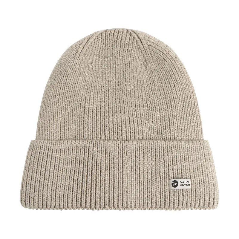 Daily Seven Beanie w. Lining Plaza Taupe