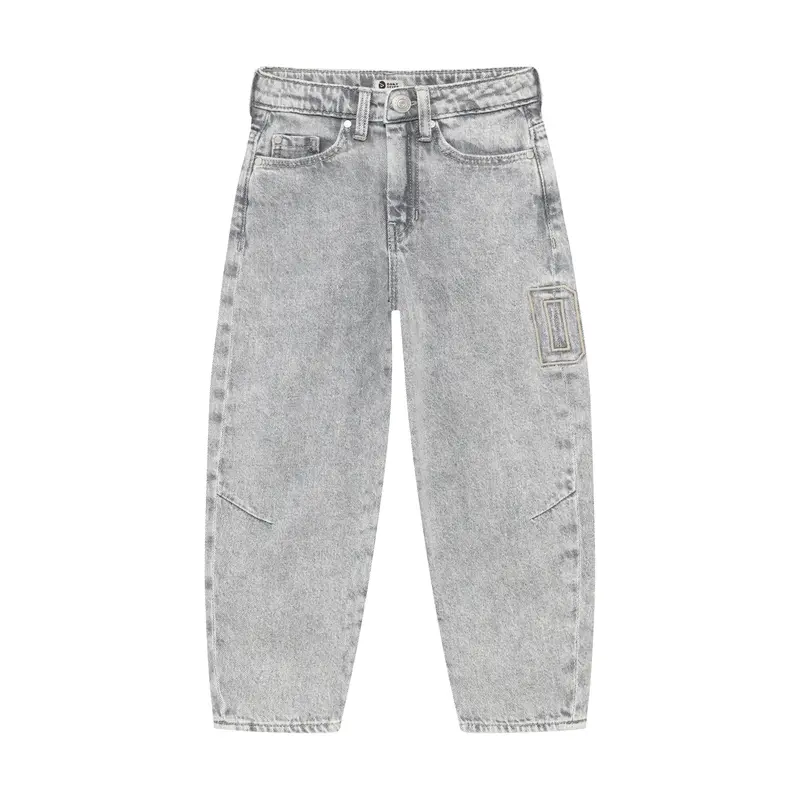 Daily Seven Denim Barrel Fit Light Grey Denim