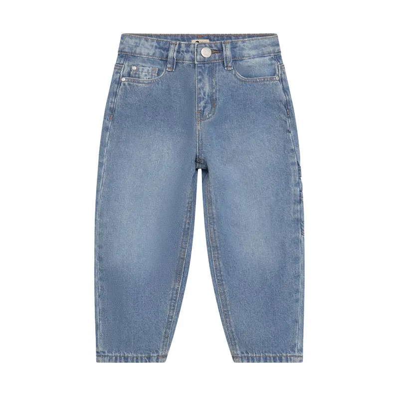 Daily Seven Denim Barrel Fit Pocket Blue Denim