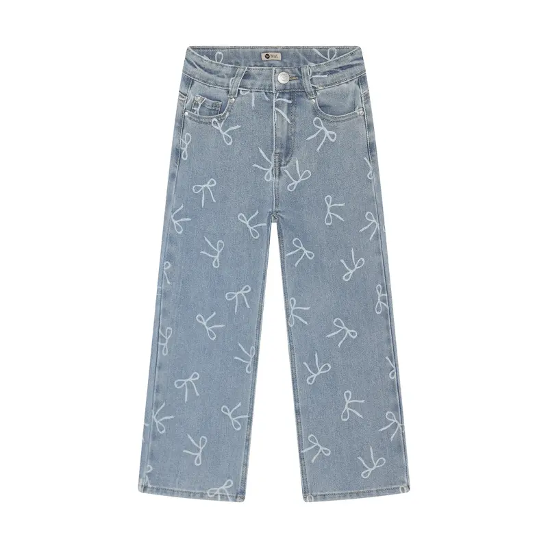 Daily Seven Denim Wide Fit Bow Denim
