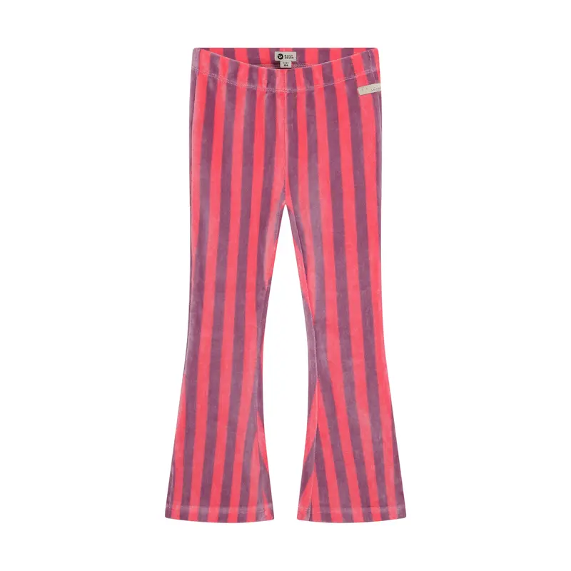 Daily Seven Flared Legging Small Stripe Desert Rose