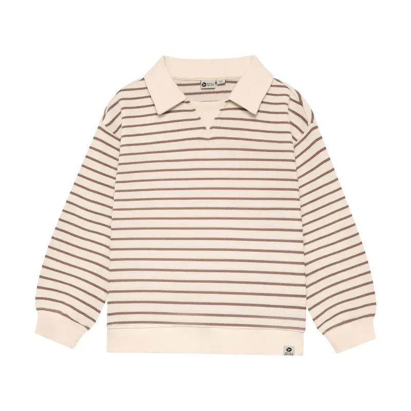 Daily Seven Oversized Sweater Collar Sandshell