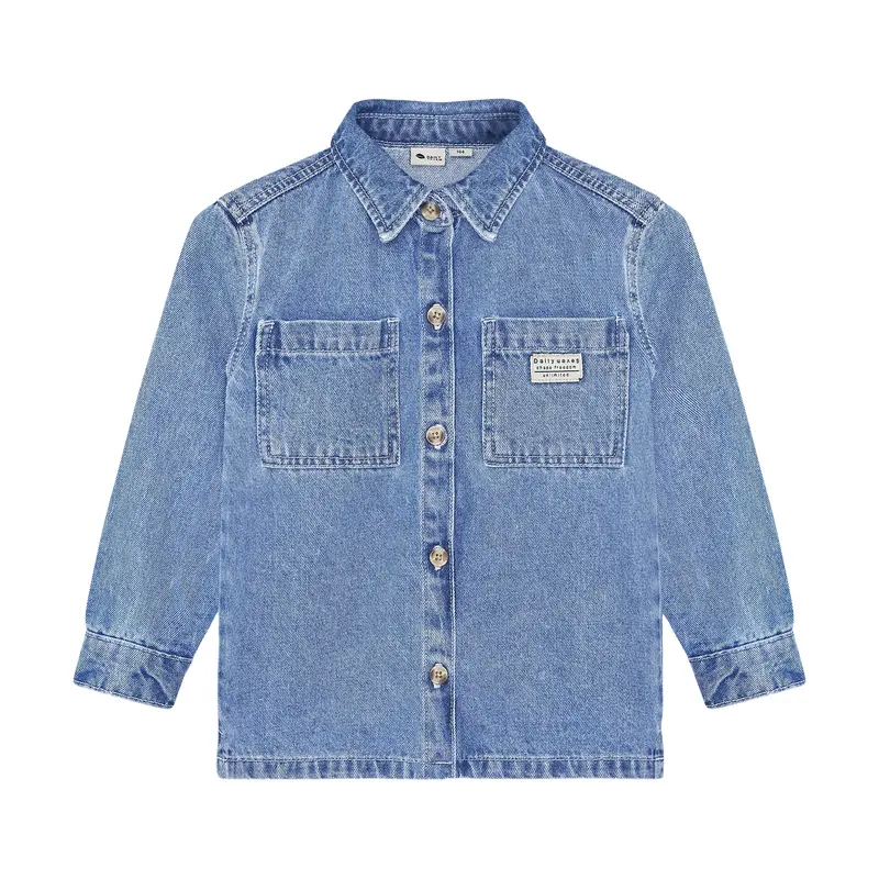 Daily Seven Shirt Longsleeve Denim Medium Denim