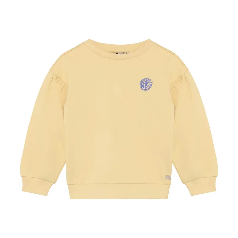 Daily Seven Sweater Print Reed Yellow