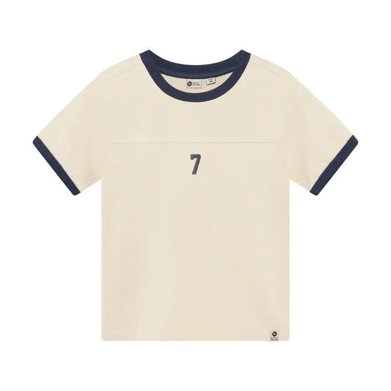 Daily Seven T-shirt Contrast Sandshell