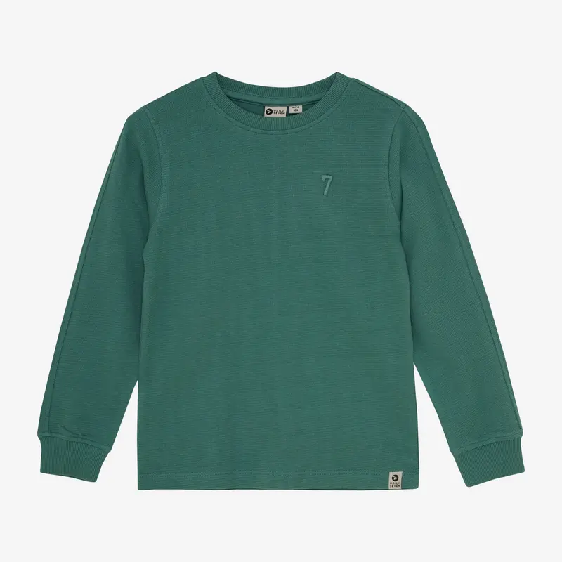 Daily Seven T-shirt Longsleeve Logo Blue Spruce