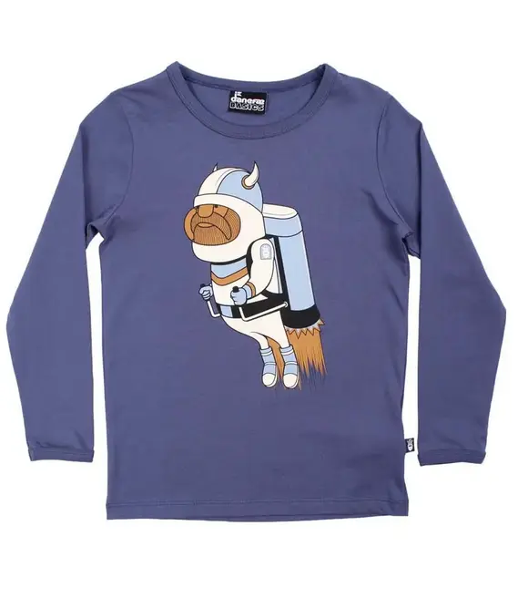 Danebasic Longsleeve Grey Marine JETPACK VIKING - Danefae / DYR