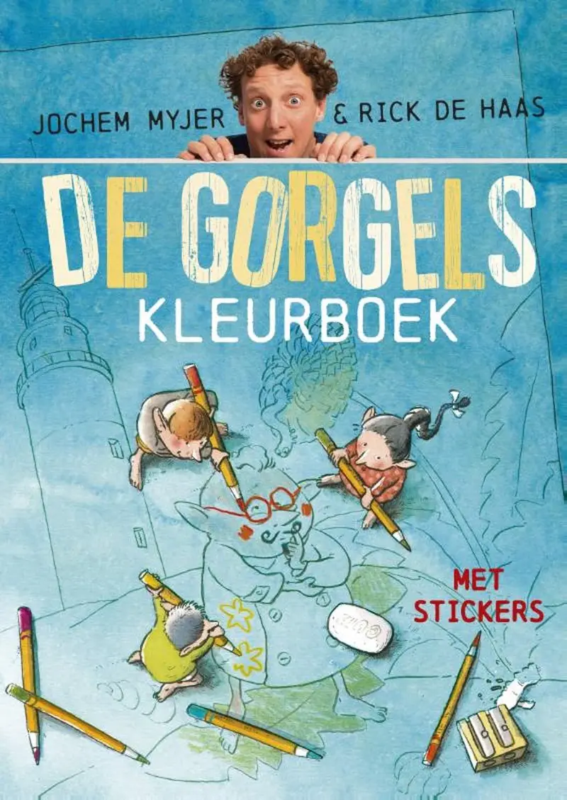 De Gorgels Kleurboek met Stickers - Jochem Myjer