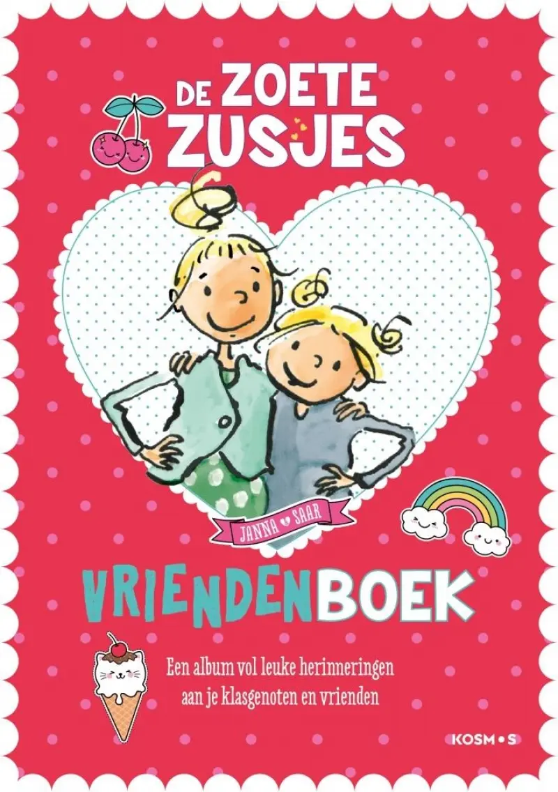 De Zoete Zusjes vriendenboekje