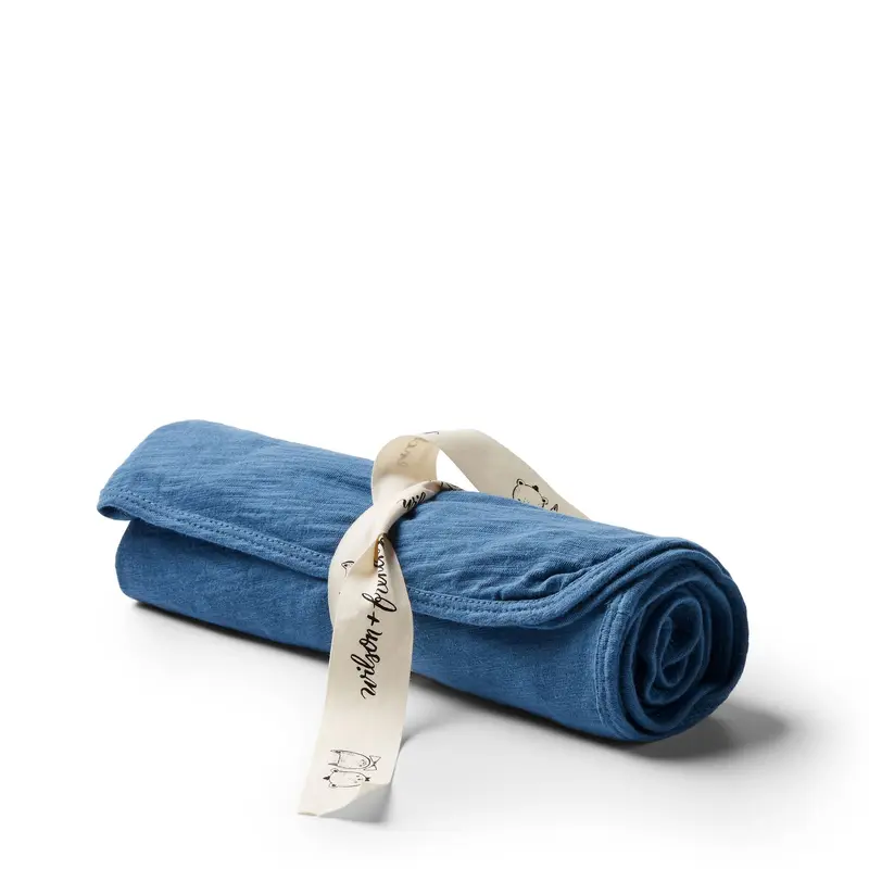 Deep blue bunny rug Wilson & Frenchy