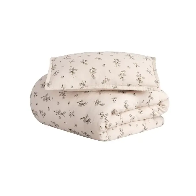 Dekbedovertrek junior - Muslin Bed Set - Katoen mousseline - Bluebell - Garbo&Friends