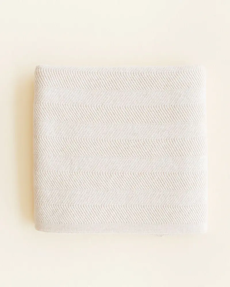 Deken Freddie - 70 x 100 cm - 100% extra fine Italiaanse merino wol - Hvid