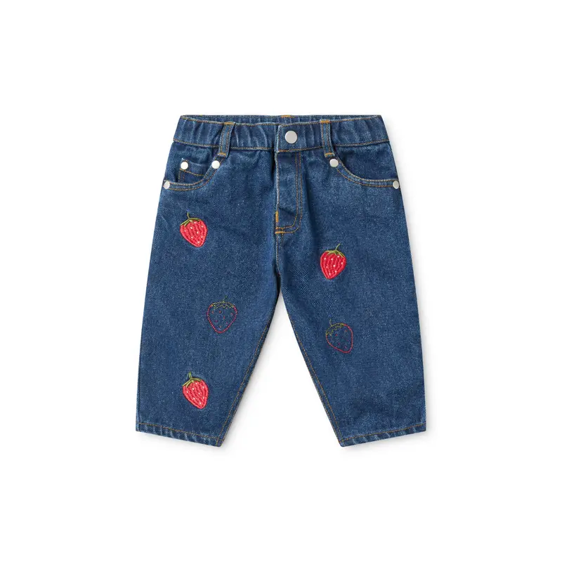Denim broek Sage Jeans – Mid Blue – 100% katoen – Flöss