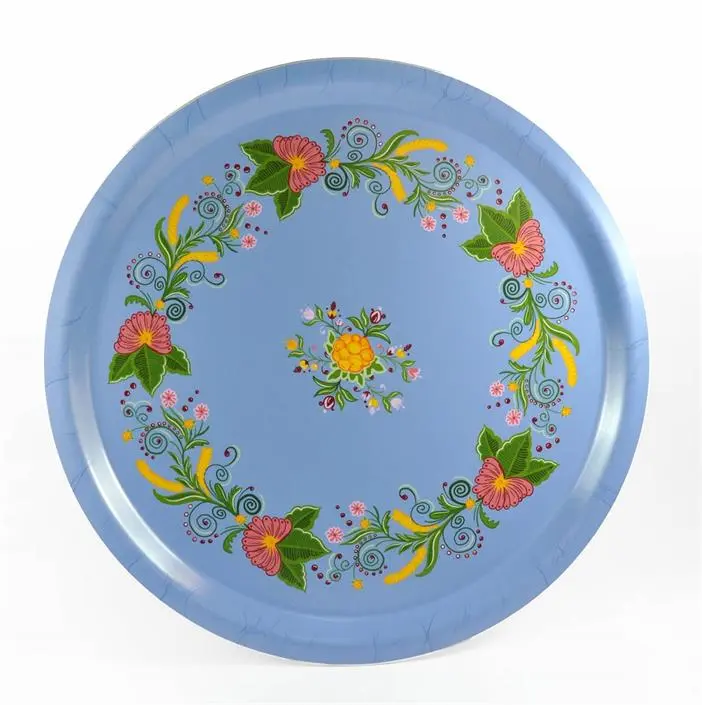 Dienblad / TRAY / Bricka Kurbits Blå 31 cm – Mellow Design