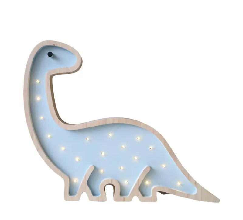 Dino Diplodocus Houten Lamp