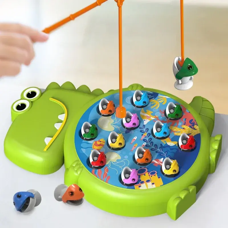 Dino Fishing Set™ – Improve concentration – Magnetic Fishing Game