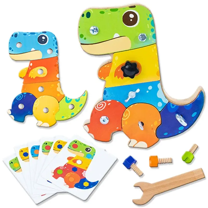 Dino Screwdriver Board - Sensoriske leker - utvikler ferdigheter