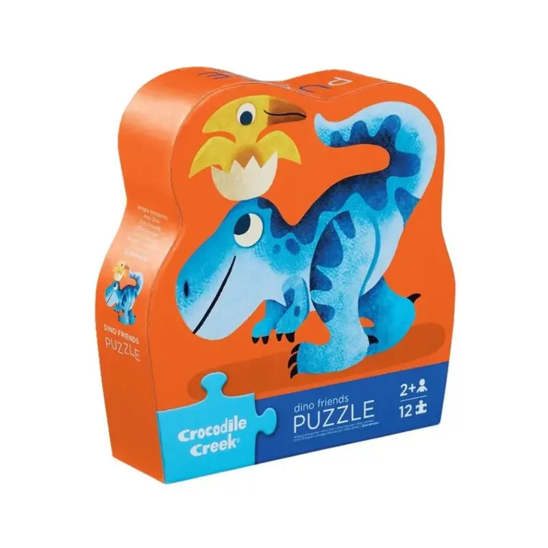 Dino Vrienden Puzzel 12 Stukjes | Crocodile Creek