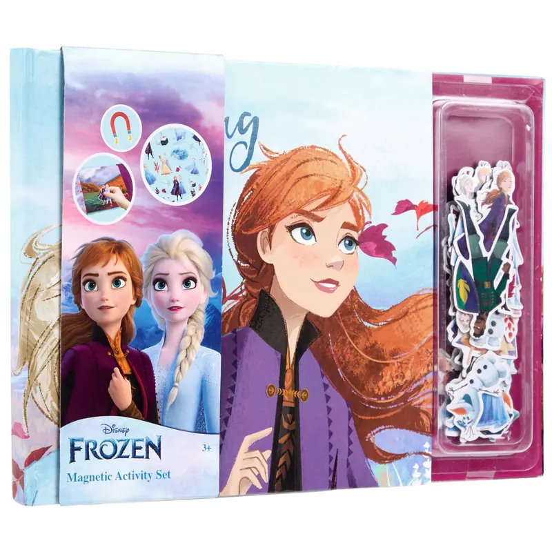 Disney Frozen magneetboek, 20 magneten
