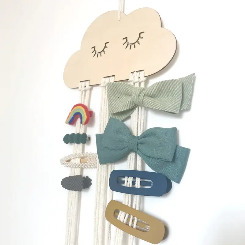 DIY Haarcliphouder 'Wolk'