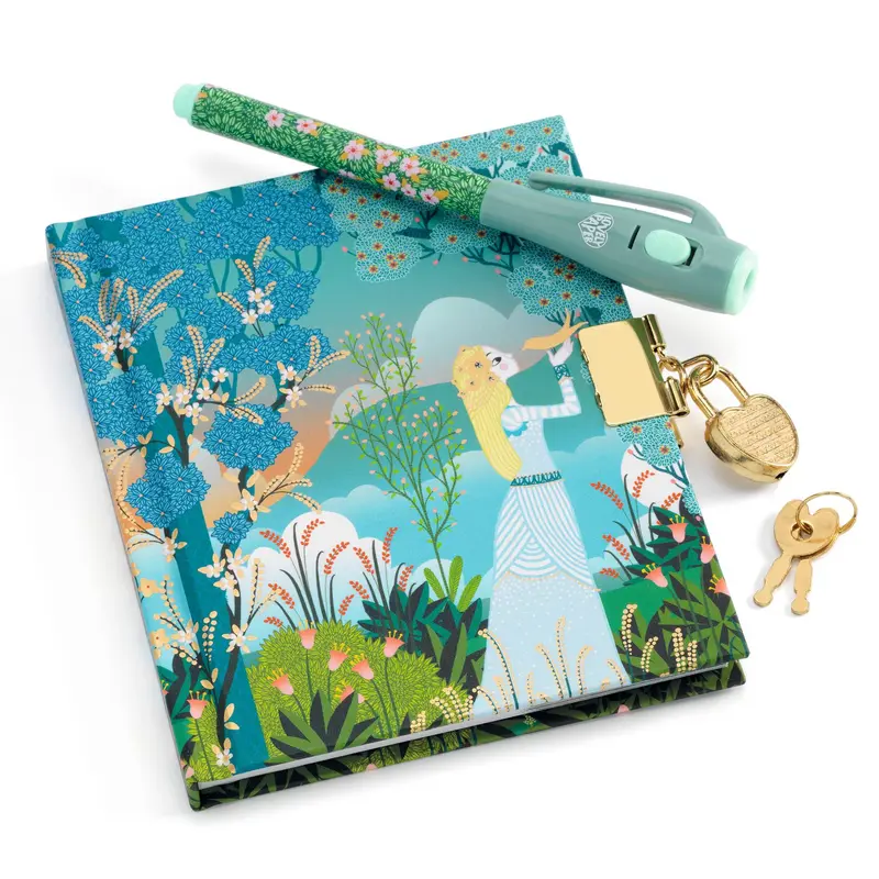 DJECO dagboek slot en magische pen Charlotte small