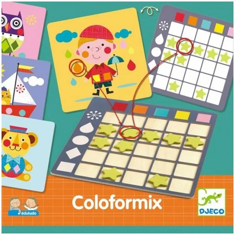 Djeco Eduludo Coloformix - bordspel