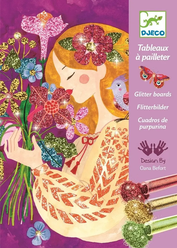 DJECO glitter zand Les parfum des fleurs 7 jr+