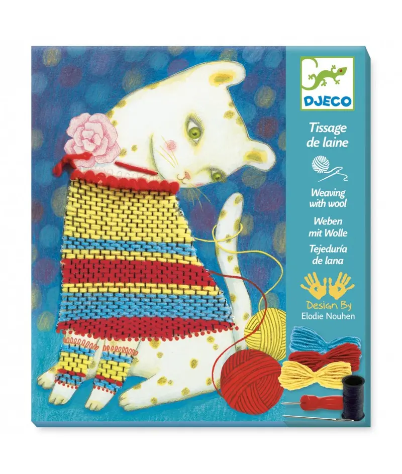 Djeco knutselset - Weven met wol