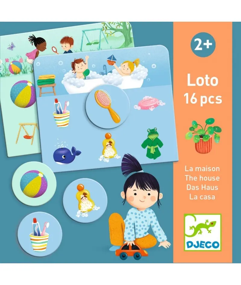 Djeco - Loto Het Huis - Kaartspel