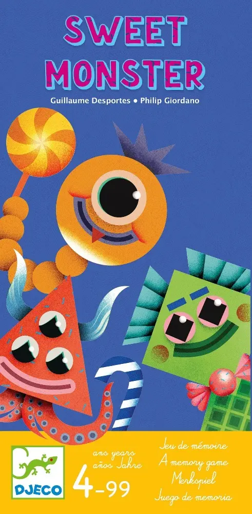 DJECO memory Sweet monster 4jr+