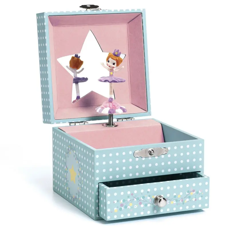 DJECO muziekdoos bijoux ballerina stip