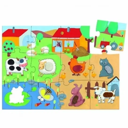 Djeco Puzzel Boerderijdieren - 20 stukjes