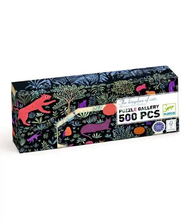 Djeco puzzel - Kattenrijk - 500 stukjes