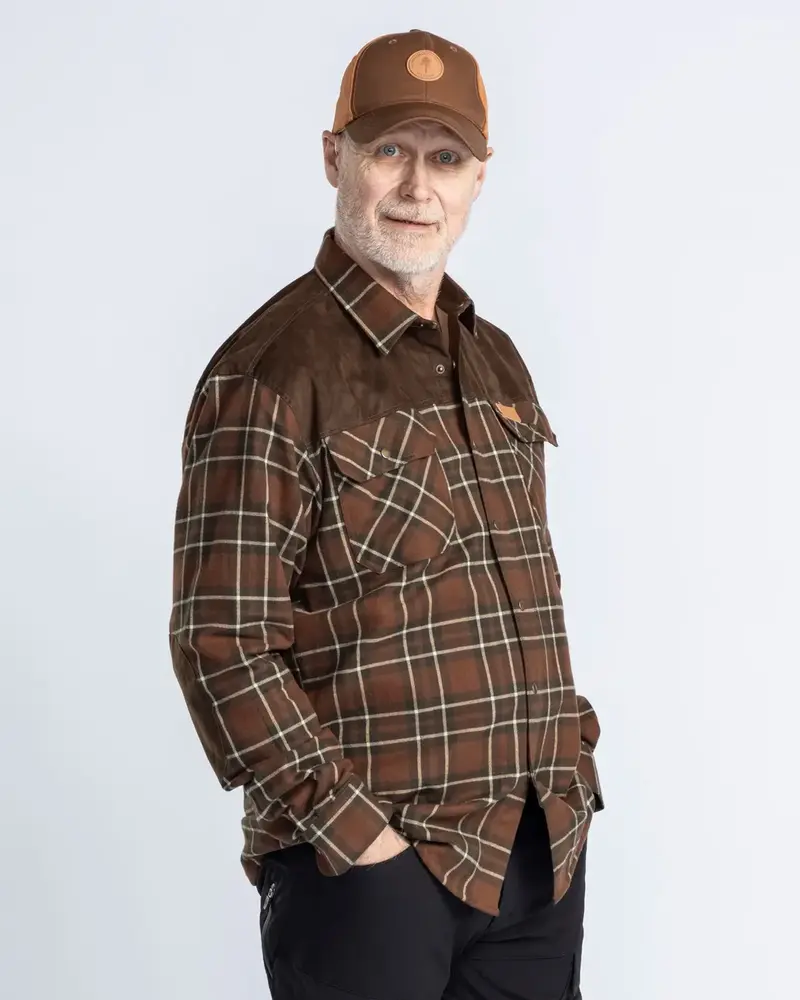 Douglas shirt - Men - Nougat Beige - Pinewood