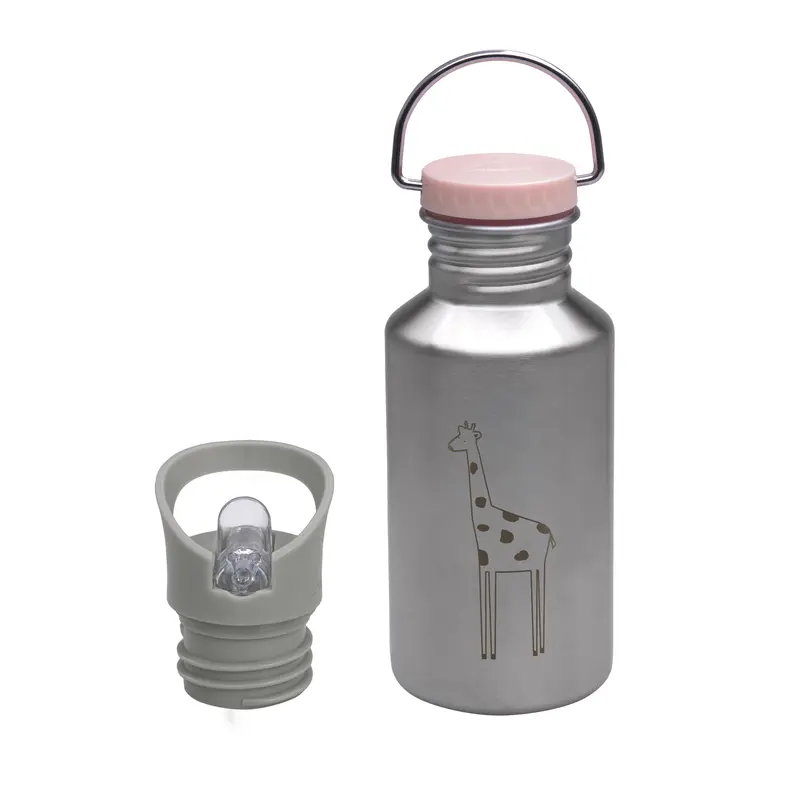 Drinkfles RVS - Giraf