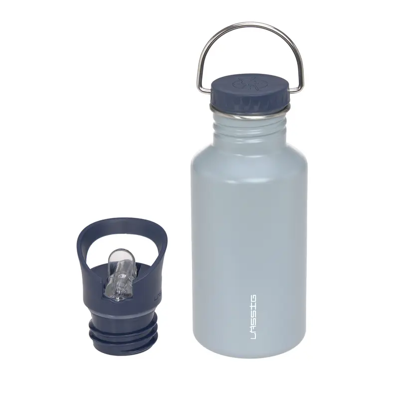 Drinkfles RVS - zacht blauw