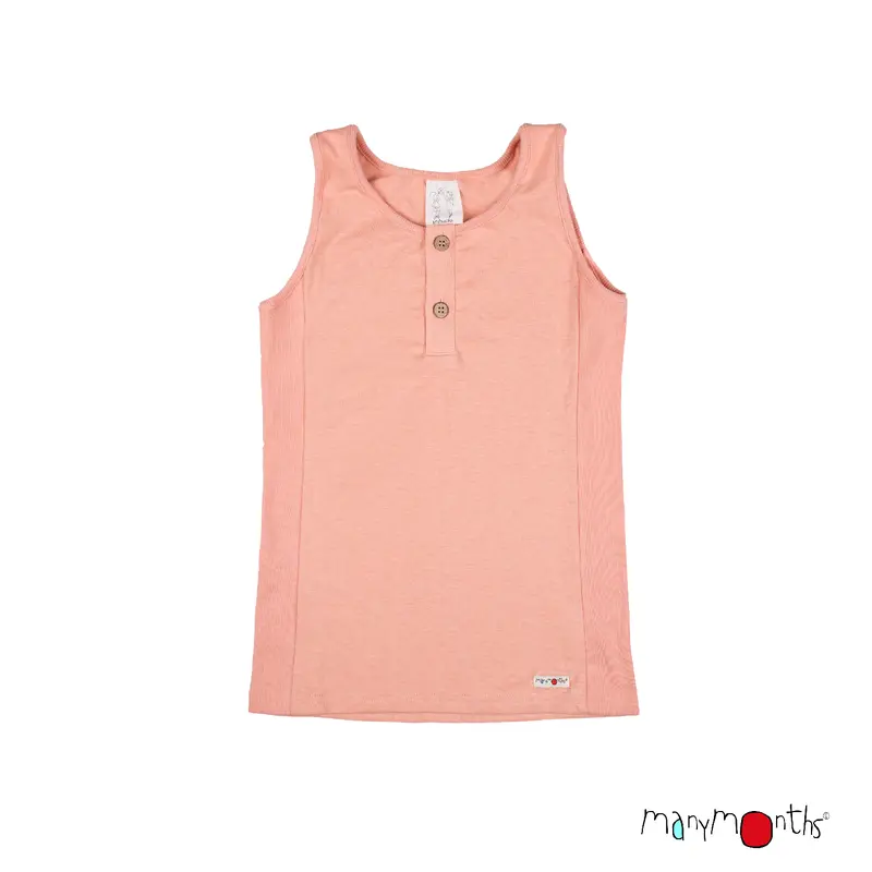 ECO Hempies Unisex Sleeveless Tanktop Peach Rose - ManyMonth MaMidea