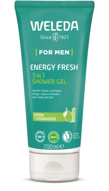 Energy Fresh 3in1 Shower Gel For Men – Weleda