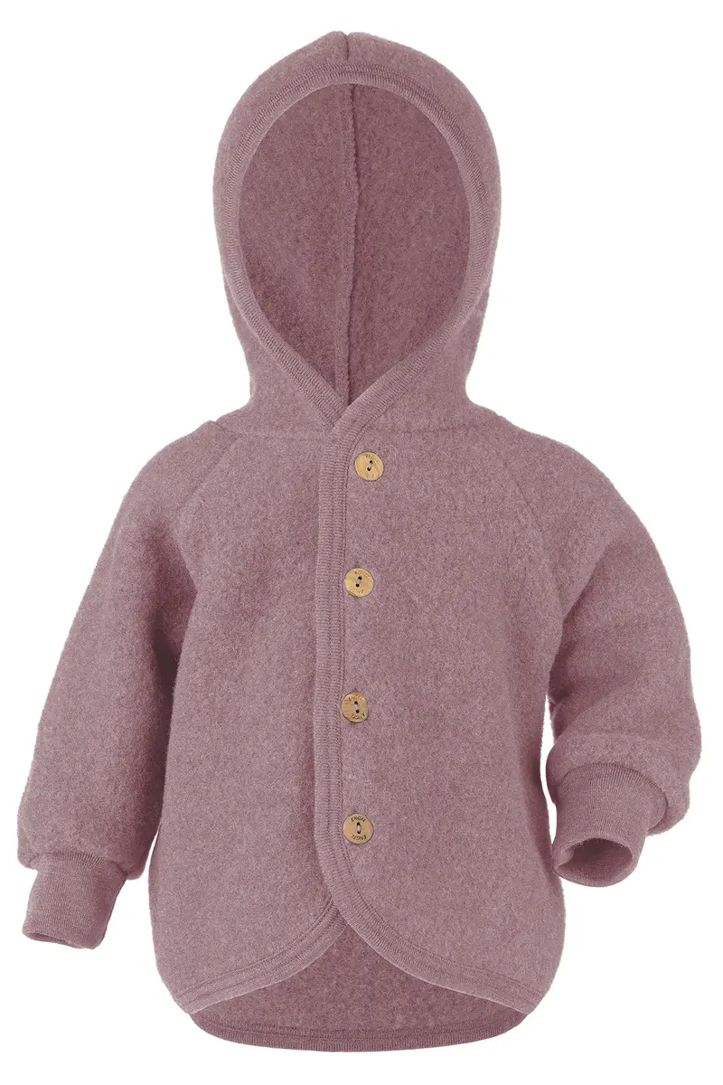 Engel jasje wolfleece rosewood