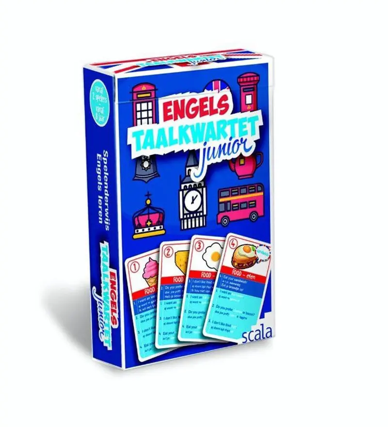 Engels Taalkwartet Junior - Kaartspel